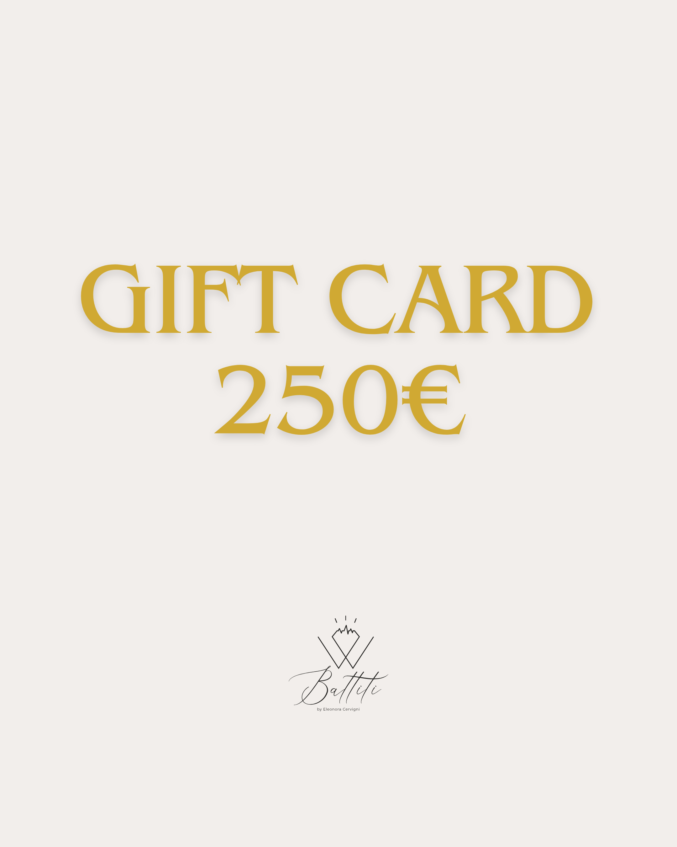 BUONO REGALO