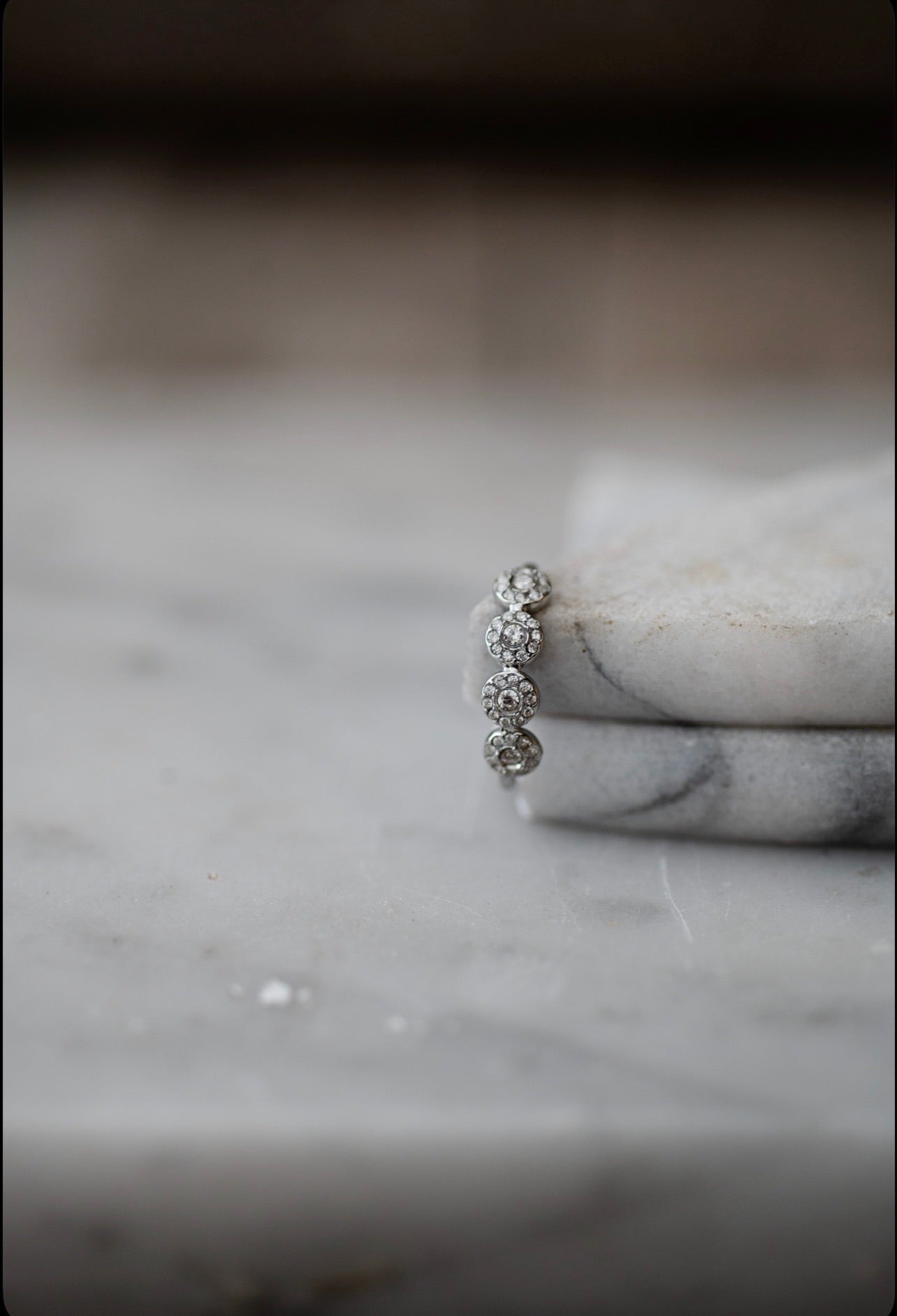 ANELLO GIRASOLE PAVE'