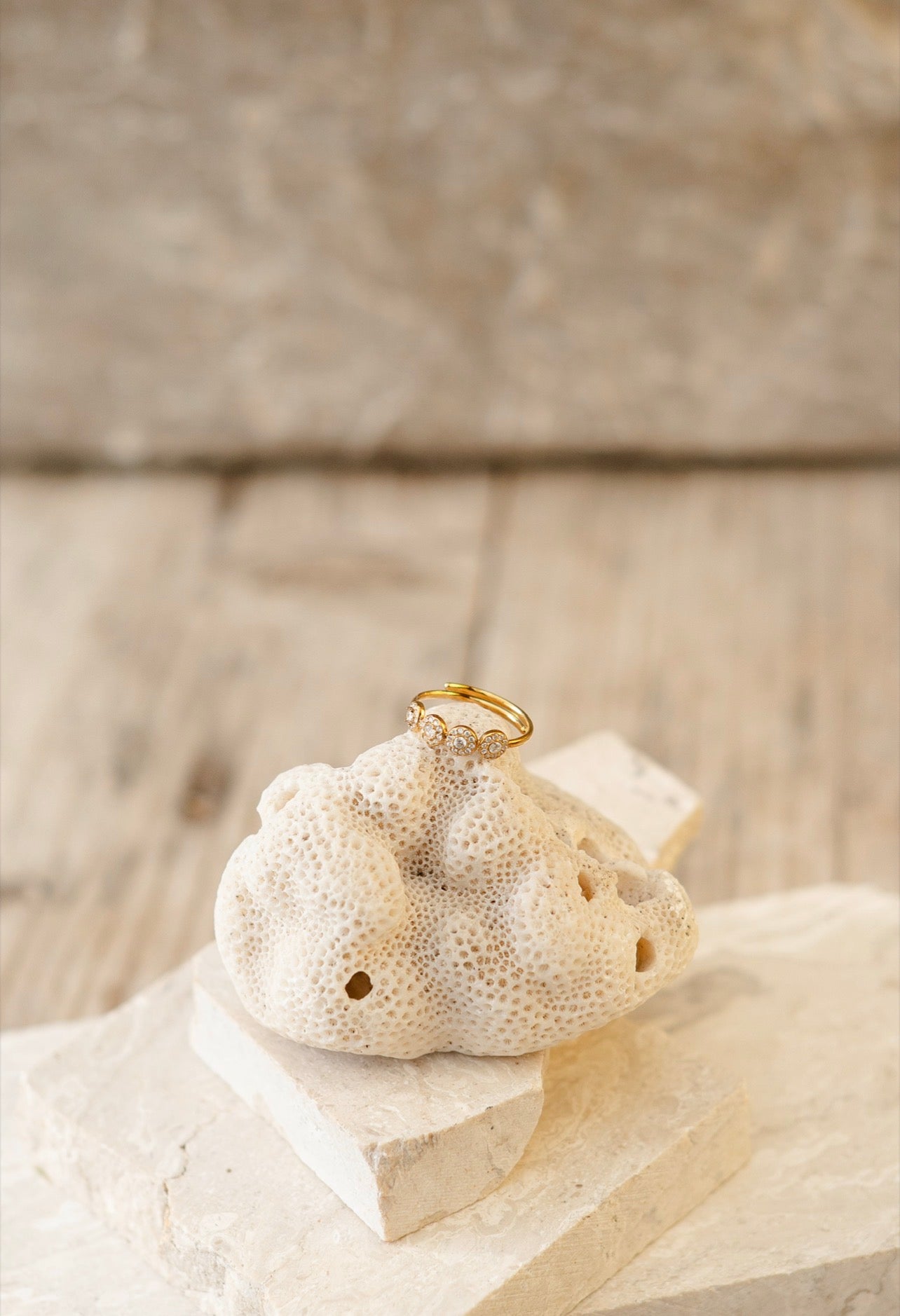 ANELLO GIRASOLE PAVE'