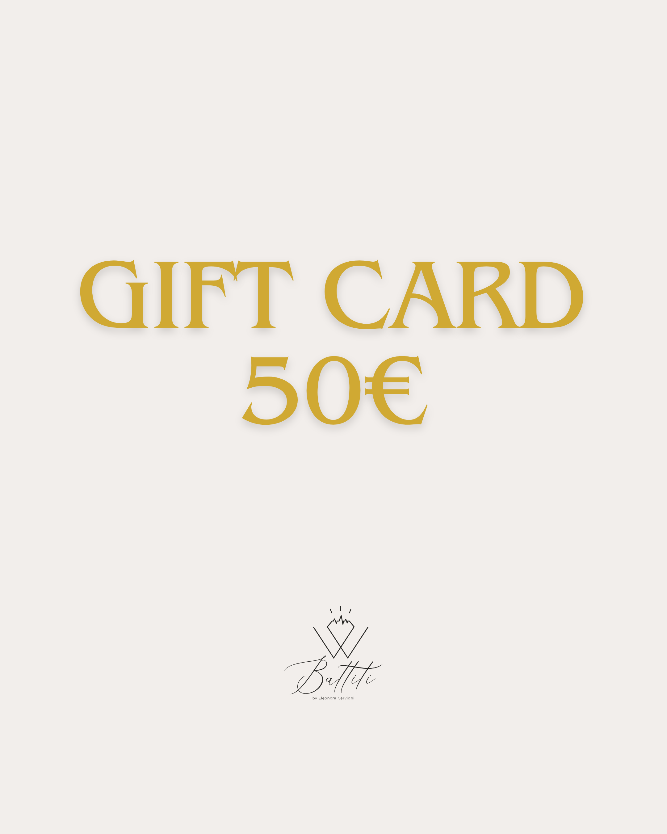 BUONO REGALO
